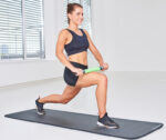 3-in-1 fascie- en massagerol, zwart/groen