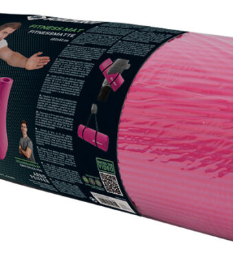 Fitnessmat, 10 mm, roze