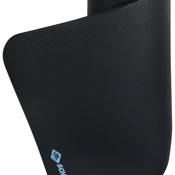 Fittnessmat, 15 mm, zwart