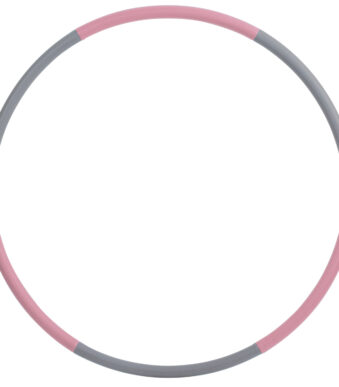 Fitness hoelahoep, 900 mm, grijs/roze