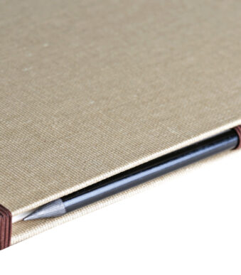 Clairefontaine schetsboek Goldline Travel, formaat A5, beige