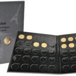 Verzamelalbum voor 50 herdenkingsmunten, grijs