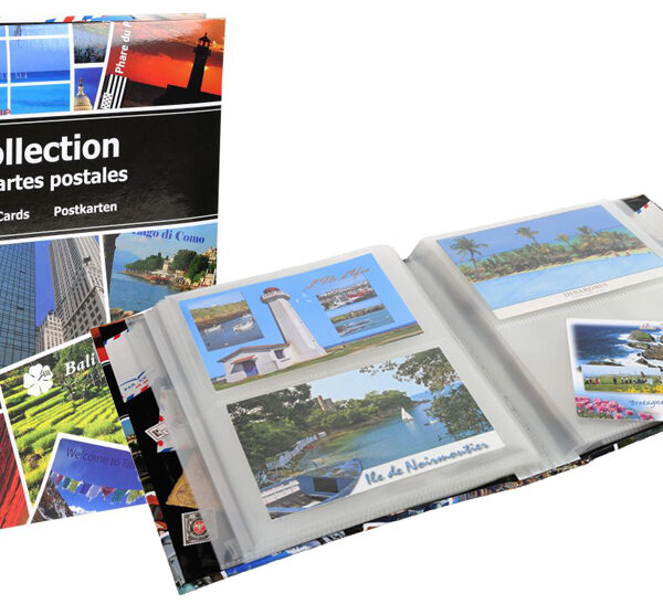 Postkaartalbum voor 200 stuks, 200 x 255 mm
