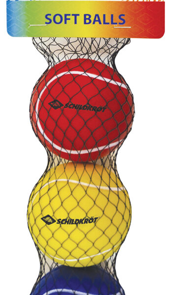 Zachte ballen, 70 mm, gekleurd assortiment - 3 stuks