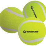 Schildpadden tennisballen, set van 3, geel