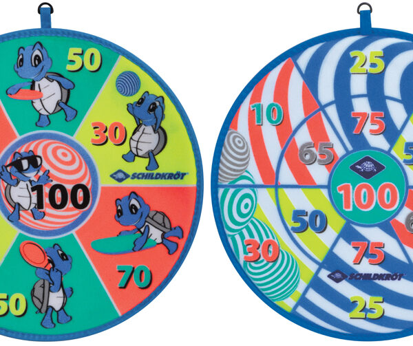 Pluche dartbord set, diameter: 380 mm