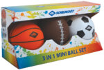 Mini-ballenset 3-in-1