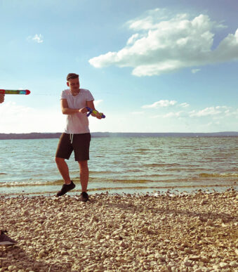 Aquablaster waterpistooj, lengte: 40 cm