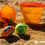 Opvouwbare strand- en speelemmertje, oranje