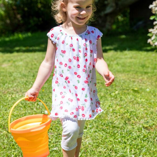 Opvouwbare strand- en speelemmertje, oranje