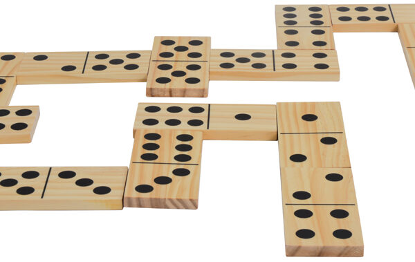 Reuzengrote domino, klassieke spelset.