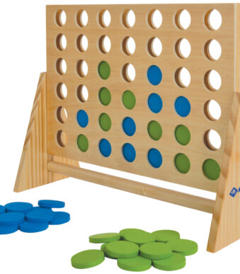 Vier op een rij, houten klassieker