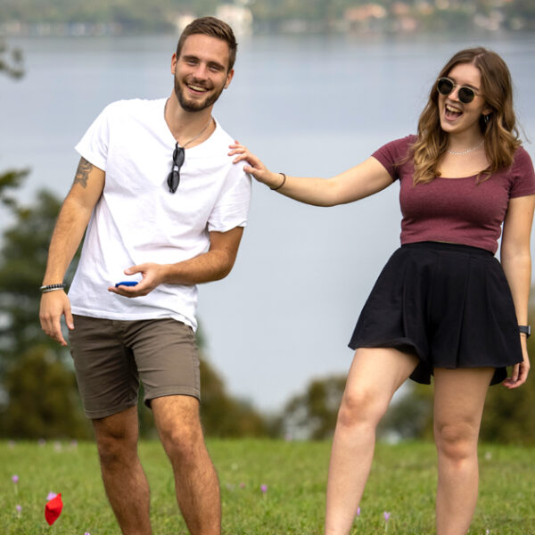 Cornhole spel set, hout