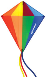 Vlieger diamantvorm, klassiek design.