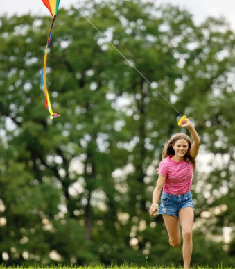 Vlieger diamantvorm, klassiek design.