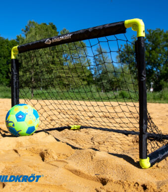 Opvouwbaar voetbaldoel, zwart