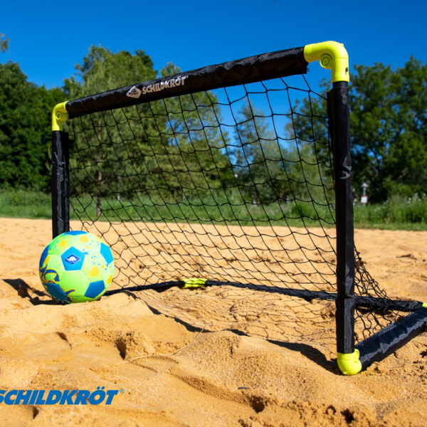 Opvouwbaar voetbaldoel, zwart