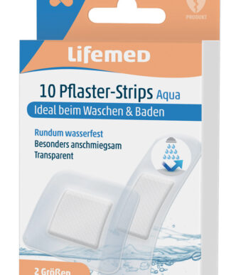 Pleisterstrips transparant, 10 stuks