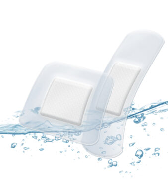 Pleisterstrips transparant, 10 stuks