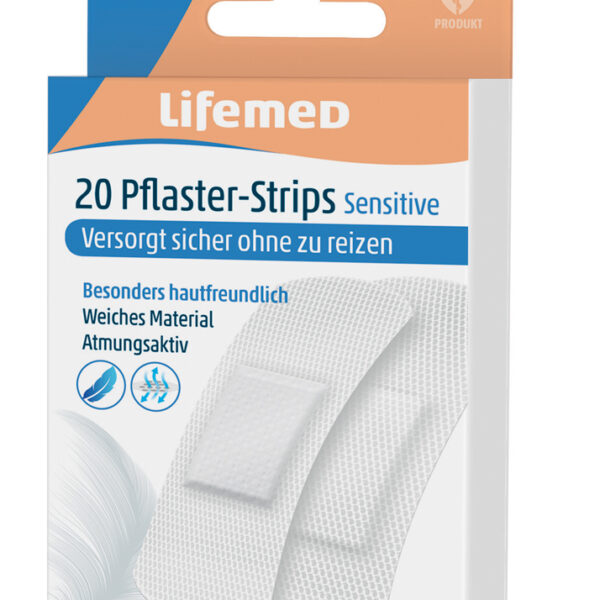 Pleisterzwachtel "Gevoelig", wit, 20 stuks