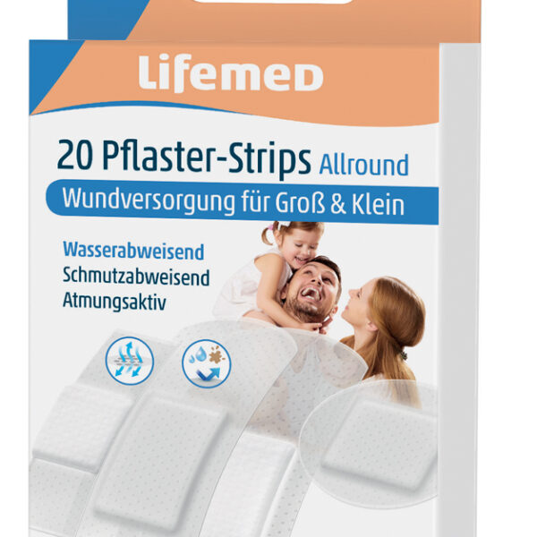 Lifemed Hechtpleistertjes 'Allround', halfdekkend, 20 stuks