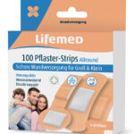 Medische Pleisterstrips 'Allround', Huidkleur, 100 stuks
