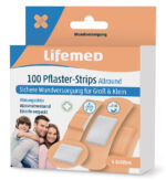 Medische Pleisterstrips 'Allround', Huidkleur, 100 stuks