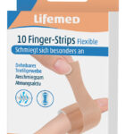 Vingerstrips 'Flexibel', huidskleur, 10 stuks