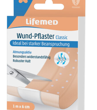 Lifemed Wondpleister 'Classic', huidskleur, 1000 mm x 60 mm