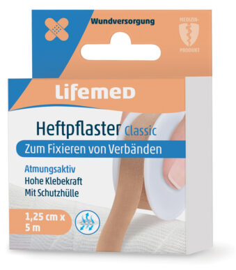 Pleisterrol huidskleur, 12,5 mm x 5 m