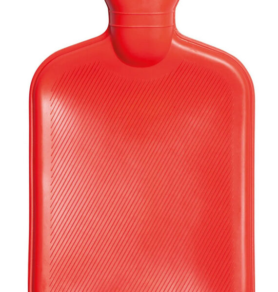 Warmwaterkruik 2 liter rood