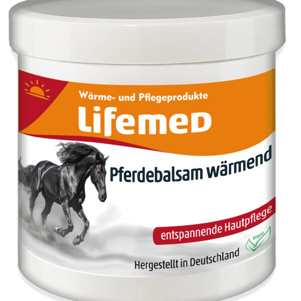 Verwarmende paardenbalsem, 250 ml pot
