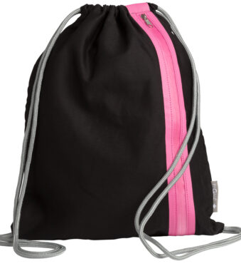 Pagna sporttas 'Go', zwart / donkerroze