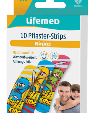 Kinderpleister-strips 'Ninjas', set van 10