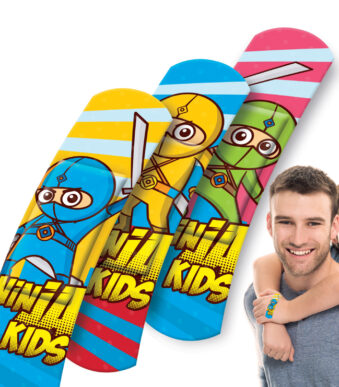 Kinderpleister-strips 'Ninjas', set van 10