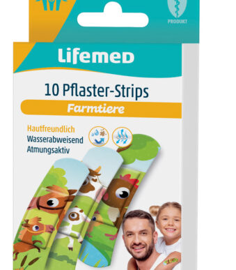Kinderpleisterstrips 'Boerderijdieren', 10 stuks