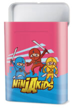 Kinder Pleisterstripjes 'Ninja's', Metalen Doosje 40 stuks