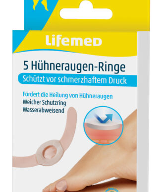 Lifemed Likdoornringen, huidskleur, 5 stuks