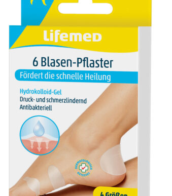 Blaartransparante pleister, 6 stuks
