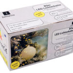 LED-lichtsnoer, groen, 80 lichten, spatwaterdicht.