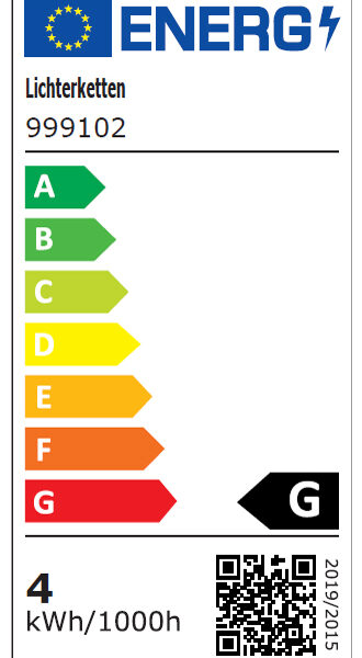 Led-lichtslinger, groen, 160 lichtjes, buitenshuis.