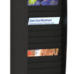 Wandsorteertafel met 25 vakken, A4-formaat liggend, zwart