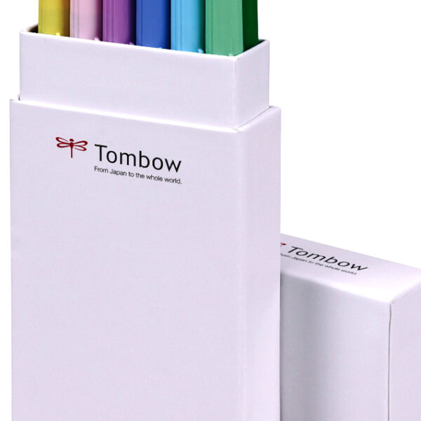 Tombow Dubbele Borstelpennen, Pastelkleuren