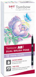 Tombow Dubbele Borstelpennen, Pastelkleuren