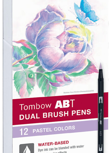Tombow Dubbele Borstelpennen, Pastelkleuren