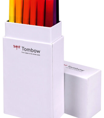 Tombow dubbele puntmarkers, primaire kleuren.
