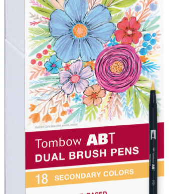 Tombow dubbele penseelborstel in gecombineerde kleuren