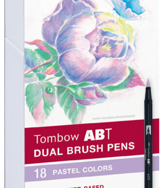 Tombow Dubbele Borstelpennen, Pastelkleuren