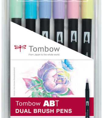 Tombow Dubbele Borstelpennen, Pastelkleuren
