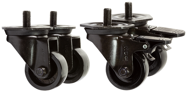Logische Zwenkwielen voor 19" Serverracks, 600 kg